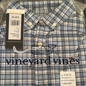 NWT Vineyard Vines Boys' Plaid Shirt